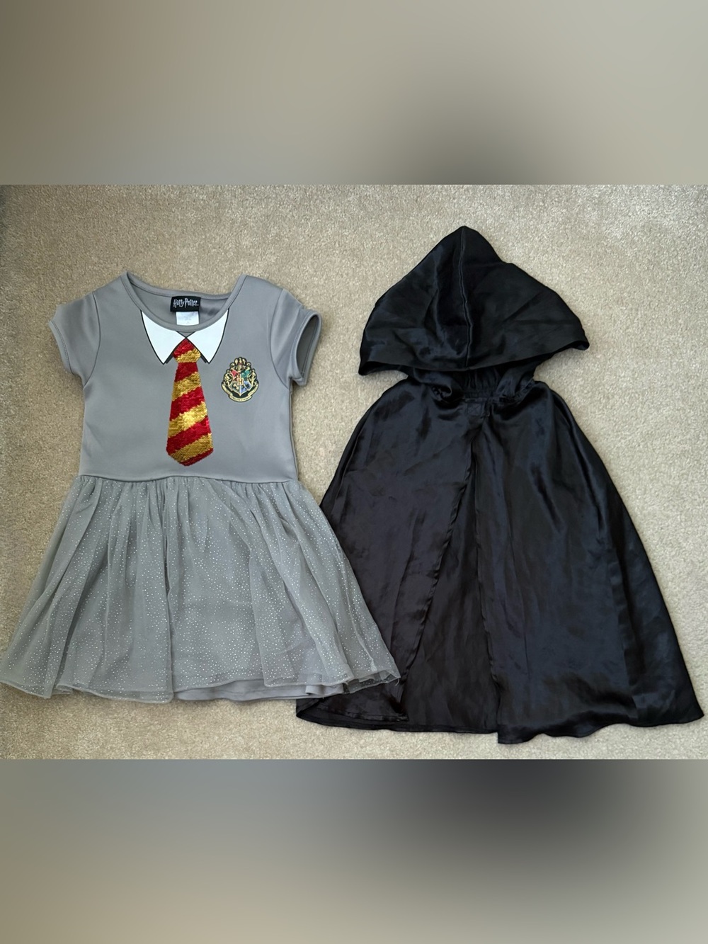Harry Potter Hermione Granger Hogwarts Gryffindor Dress Costume Size 6/6X